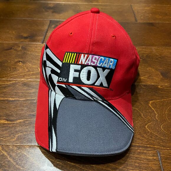 Sports Design Vintage NASCAR On Fox Racing Adjustable Cap Hat Men's OS - Picture 3 of 6